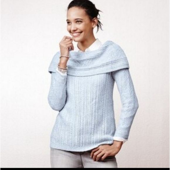 WHBM off the shoulder sweater - Picture 3 of 12